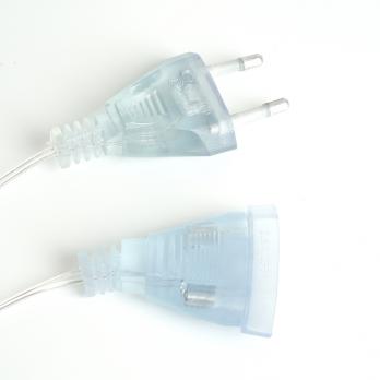 Светодиодная гирлянда Feron CL29 бахрома Звезды  3м  + 3м 230V 5000K, статичная, c питанием от сети, прозрачный шнур