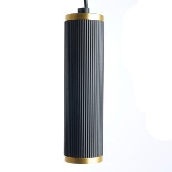 Светильник потолочный Feron ML1908 Barrel GATSBY levitation на подвесе MR16 35W, 230V, чёрный, античное золото 55*200
