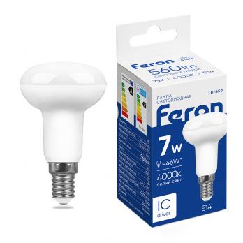 Лампа светодиодная Feron LB-450 E14 7W 4000K