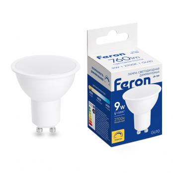 Лампа светодиодная диммируемая Feron LB-561 MR16 GU10 9W 230V 2700K