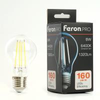 Лампа светодиодная Feron.PRO LB-1108 Шар E27 1320LM 8W 175-265V 6400K