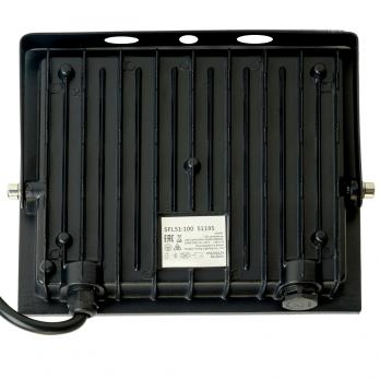 Светодиодный прожектор SAFFIT SFL51-100 IP65 100W 6500K черный