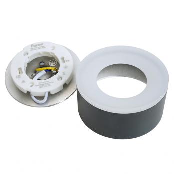 Светильник потолочный Feron HL456 12W, 230V, GX53, черный
