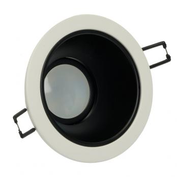 Светильник встраиваемый Feron DL3113 потолочный MR16 G5.3 белый + черный