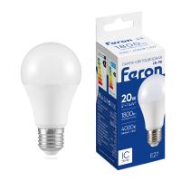 Лампа светодиодная Feron LB-98 Шар E27 20W 4000K