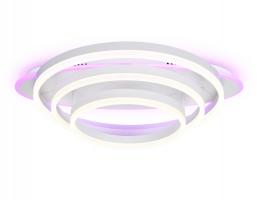 Потолочный светодиодный светильник с пультом FA8522 WH белый 146W 3000K-6400K+RGB 560*500*150 (ПДУ РАДИО 2.4G) Ambrella light