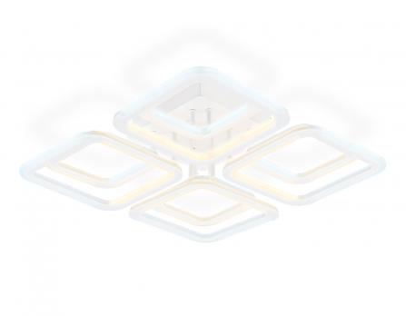 Светильник светодиодный потолочный FA8948/4+4 WH белый 101W 3000-6000K 485*485*120 (ПДУ ИК) Ambrella light