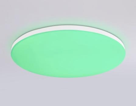 Умный светодиодный светильник Smart 25W с Wi-Fi, Яндекс Алисой, Tuya, Smart Home, Alexa и ИК пультом FZ2002 WH белый IP54 25W 3000K-6500K+RGB Wi-Fi Алиса/Tuya/Smart Home/Alexa D370*55 (ПДУ ИК) Ambrella light