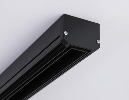 Шинопровод для натяжного потолка Magnetic 220V IP20 2000*64.5*51 GL1024 BK черный IP20 220V 2000*64.5*51 Ambrella light