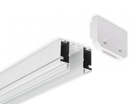 Шинопровод для натяжного потолка Magnetic 220V IP20 3000*64.5*51 GL1025 WH белый IP20 220V 3000*64.5*51 Ambrella light