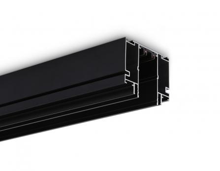 Шинопровод для натяжного потолка Magnetic 220V IP20 2000*64.5*51 GL1026 BK черный IP20 220V 3000*64.5*51 Ambrella light