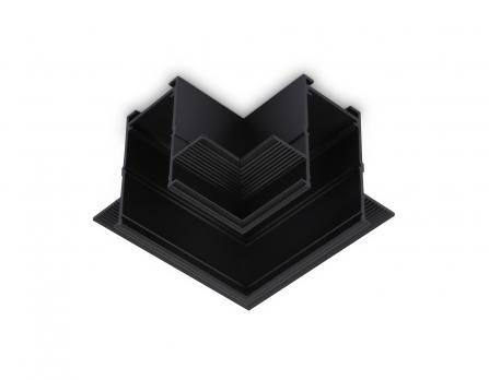 Коннектор угловой для встраиваемого шинопровода Magnetic 220V GL1040 BK черный коннектор угловой для встраиваемого шинопровода Magnetic 220V 80*80*47 Ambrella light