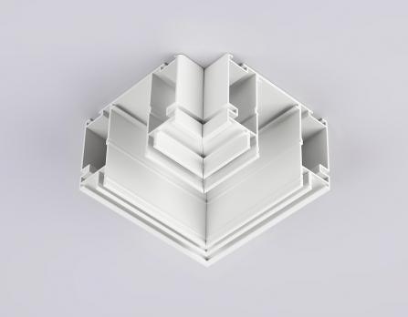 Коннектор угловой для шинопровода в натяжной потолок Magnetic 220V GL1045 WH белый коннектор угловой для шинопровода в натяжной потолок Magnetic 220V 100*100*51 Ambrella light