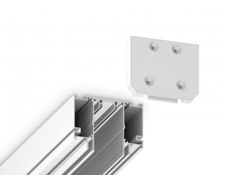 Заглушка демпферная для шинопровода в натяжной потолок Magnetic 220V (2шт) GL1061 WH белый заглушка демпферная для шинопровода в натяжной потолок Magnetic 220V 64.5*51*16 (2шт) Ambrella light