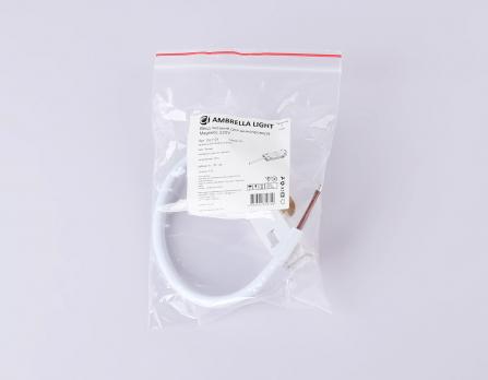 Ввод питания для шинопровода Magnetic 220V GL1101 WH белый ввод питания для шинопровода Magnetic 220V IP20 200*28.5*18 Ambrella light