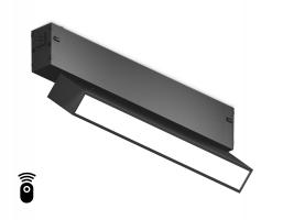 Управляемый светодиодный светильник для шинопровода Magnetic 220V диммируемый 3000-6400K GL1322 BK черный IP20 12W 3000K-6400K 220V 120° 232*25*112 (Без ПДУ) Ambrella light