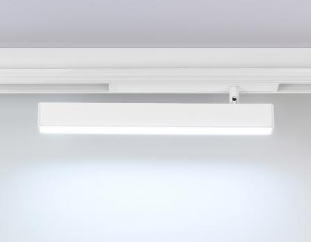 Управляемый светодиодный светильник для шинопровода Magnetic 220V диммируемый 3000-6400K GL1331 WH белый IP20 18W 3000K-6400K 220V 120° 342*25*112 (Без ПДУ) Ambrella light