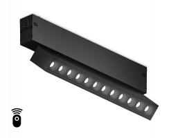 Управляемый светодиодный светильник для шинопровода Magnetic 220V диммируемый 3000-6400K GL1342 BK черный IP20 12W 3000K-6400K 220V 24° 232*25*112 (Без ПДУ) Ambrella light