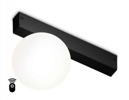 Управляемый светодиодный светильник для шинопровода Magnetic 220V диммируемый 3000-6400K GL1371 BK черный IP20 10W 3000K-6400K 220V 120° D120/232*120*167 (Без ПДУ) Ambrella light