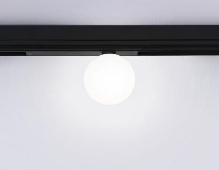 Управляемый светодиодный светильник для шинопровода Magnetic 220V диммируемый 3000-6400K GL1371 BK черный IP20 10W 3000K-6400K 220V 120° D120/232*120*167 (Без ПДУ) Ambrella light