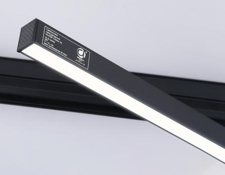 Светильник светодиодный трековый для шинопровода Magnetic GL4206 BK черный IP20 24W 4200K 48V 605*22*45 Ambrella light