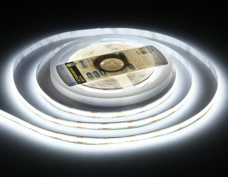 Светодиодная лента Ambrella Light GS4653 COB 320Led /10W m/ 24V IP20 6500K 5m GS4653 COB 320Led/ 10W m/ 24V IP20 6500K/ 5000*8*1.54mm (2 конт.) Ambrella light