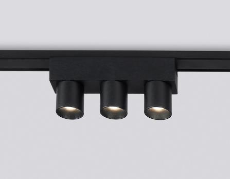 Светильник светодиодный трековый для шинопровода Magnetic Ultra Slim GV1504/3 BK черный IP20 6W 4200K 48V 24° 122*26*55 Ambrella light