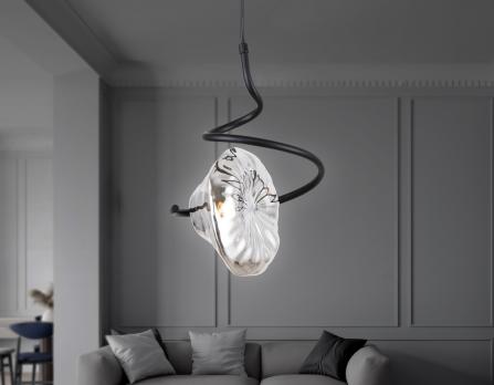 Подвесной светильник LH15001 BK/SM черный/дымчатый G9 max 40W D190*1400 Ambrella light