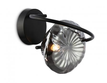 Настенный светильник LH15005 BK/SM черный/дымчатый G9 max 40W 195*210*170 Ambrella light