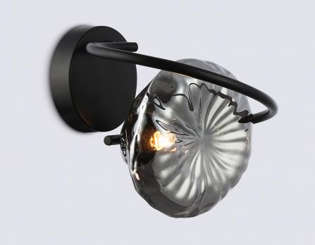 Настенный светильник LH15005 BK/SM черный/дымчатый G9 max 40W 195*210*170 Ambrella light