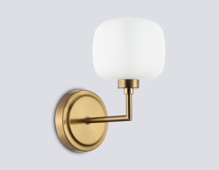 Настенный светильник LH53021 BS/FR латунь/белый матовый G9 max 40W 195*120*230 Ambrella light