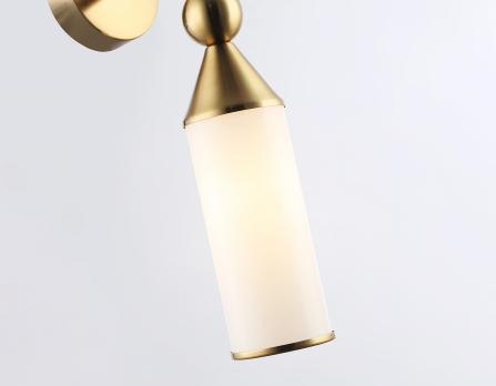 Настенный светильник LH55280 BS/FR латунь/белый матовый E14 max 40W 140*80*310 Ambrella light