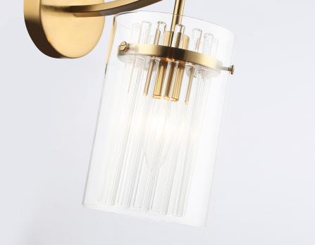 Настенный светильник LH56035 BS/CL латунь/прозрачный E14 max 40W 220*120*255 Ambrella light