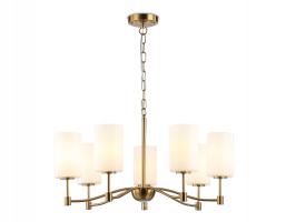Подвесная люстра LH56053/7 BS/FR латунь/белый матовый E14*7 max 40W D680*950 Ambrella light