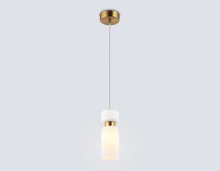 Подвесной светильник LH56122 BS/FR латунь/белый матовый E14 max 40W D65*1500 Ambrella light