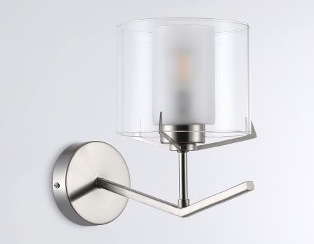 Настенный светильник LH57004 SN/FR никель/белый матовый E14 max 40W 280*150*220 Ambrella light