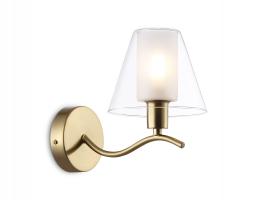 Настенный светильник LH57095 BS/FR латунь/белый матовый E14 max 40W 230*140*200 Ambrella light