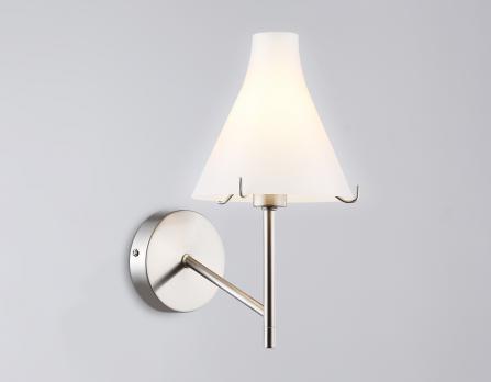 Настенный светильник LH57127 SN/FR никель/белый матовый E14 max 40W 210*150*280 Ambrella light