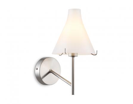 Настенный светильник LH57127 SN/FR никель/белый матовый E14 max 40W 210*150*280 Ambrella light