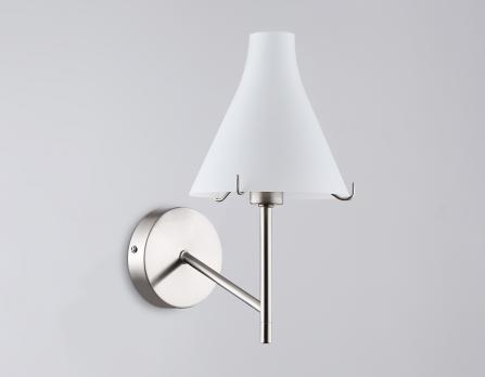 Настенный светильник LH57127 SN/FR никель/белый матовый E14 max 40W 210*150*280 Ambrella light