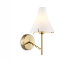Настенный светильник LH57137 BS/FR латунь/белый матовый E14 max 40W 210*150*280 Ambrella light
