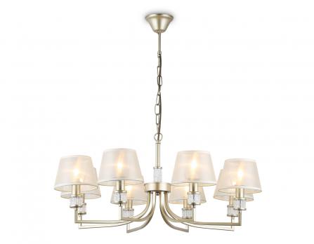 Подвесная люстра с абажурами LH71217/8 CGD золото E14/8 max 40W D790*750 Ambrella light
