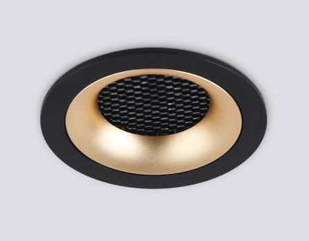 Светильник встраиваемый TN102725 BK/GD черный/золото GU5.3 92*92*23 Ambrella light