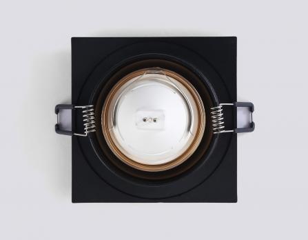Светильник встраиваемый TN102730 BK/GD черный/золото GU5.3 92*92*23 Ambrella light