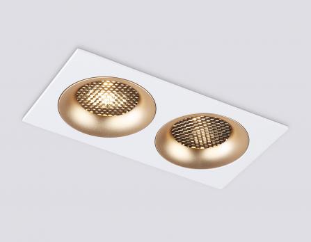 Светильник встраиваемый TN102733/2 WH/GD белый/золото GU5.3 175*92*23 Ambrella light
