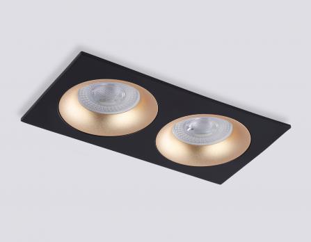 Светильник встраиваемый TN102735/2 BK/GD черный/золото GU5.3 175*92*23 Ambrella light