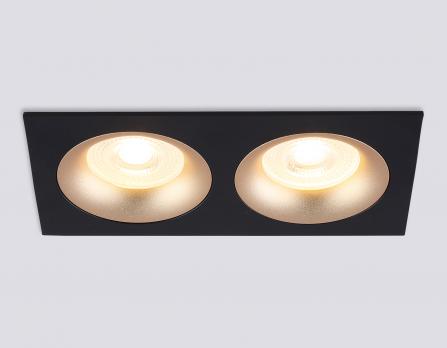 Светильник встраиваемый TN102735/2 BK/GD черный/золото GU5.3 175*92*23 Ambrella light