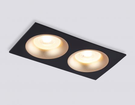 Светильник встраиваемый TN102735/2 BK/GD черный/золото GU5.3 175*92*23 Ambrella light