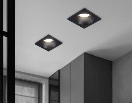 Светильник встраиваемый IP65 TN1190 BK черный GU5.3 IP65 87*87*44 Ambrella light