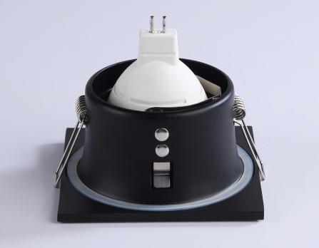 Светильник встраиваемый IP65 TN1190 BK черный GU5.3 IP65 87*87*44 Ambrella light